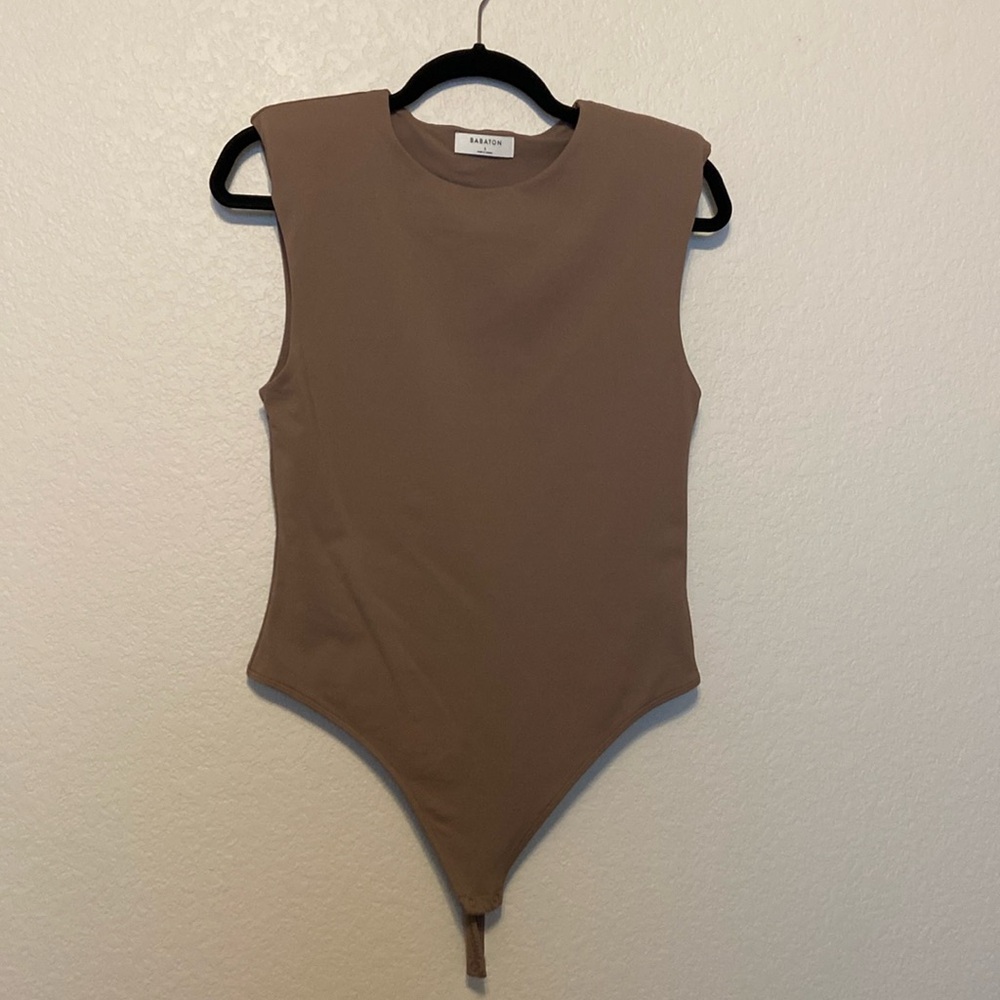 Babaton bodysuit w/shoulder pads